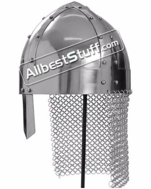 Light Weight Spangenhelm for LARP Events 20 Gauge Steel